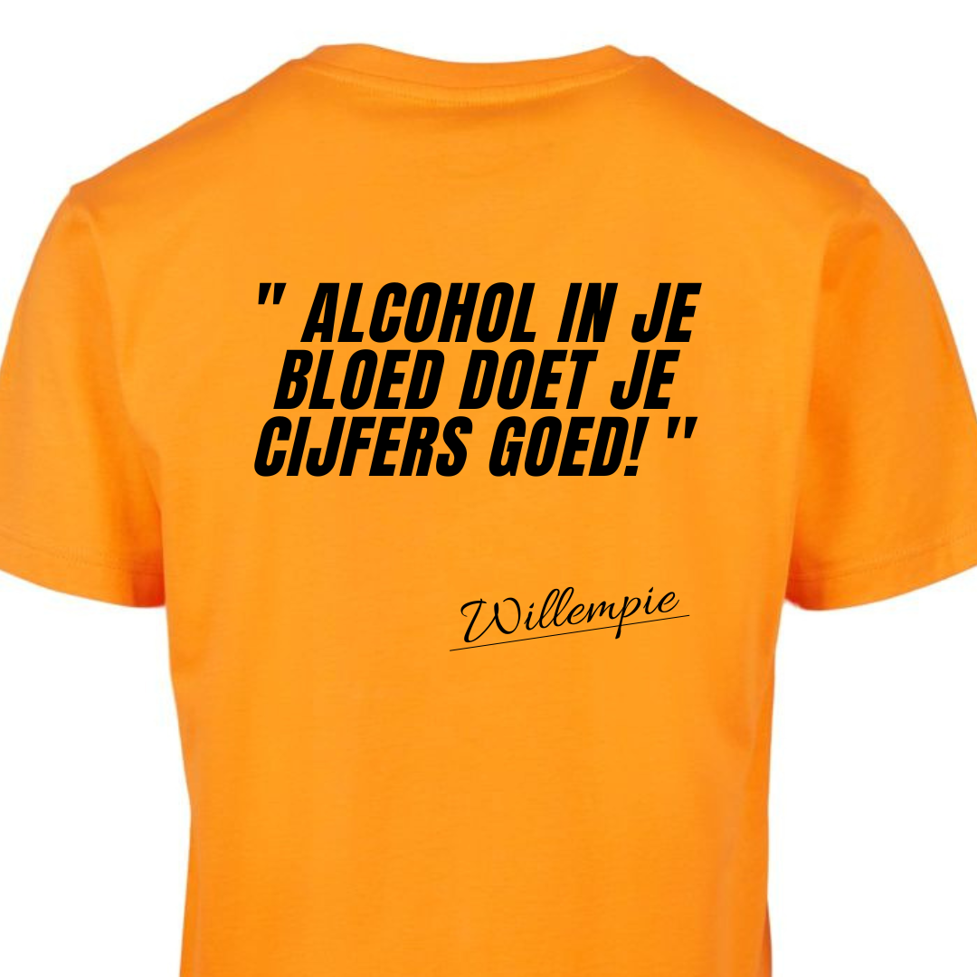 Koningsdag shirt | Alcohol in je bloed